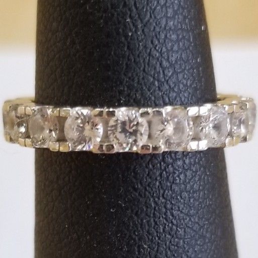 Ring Sterling Silver and Cz