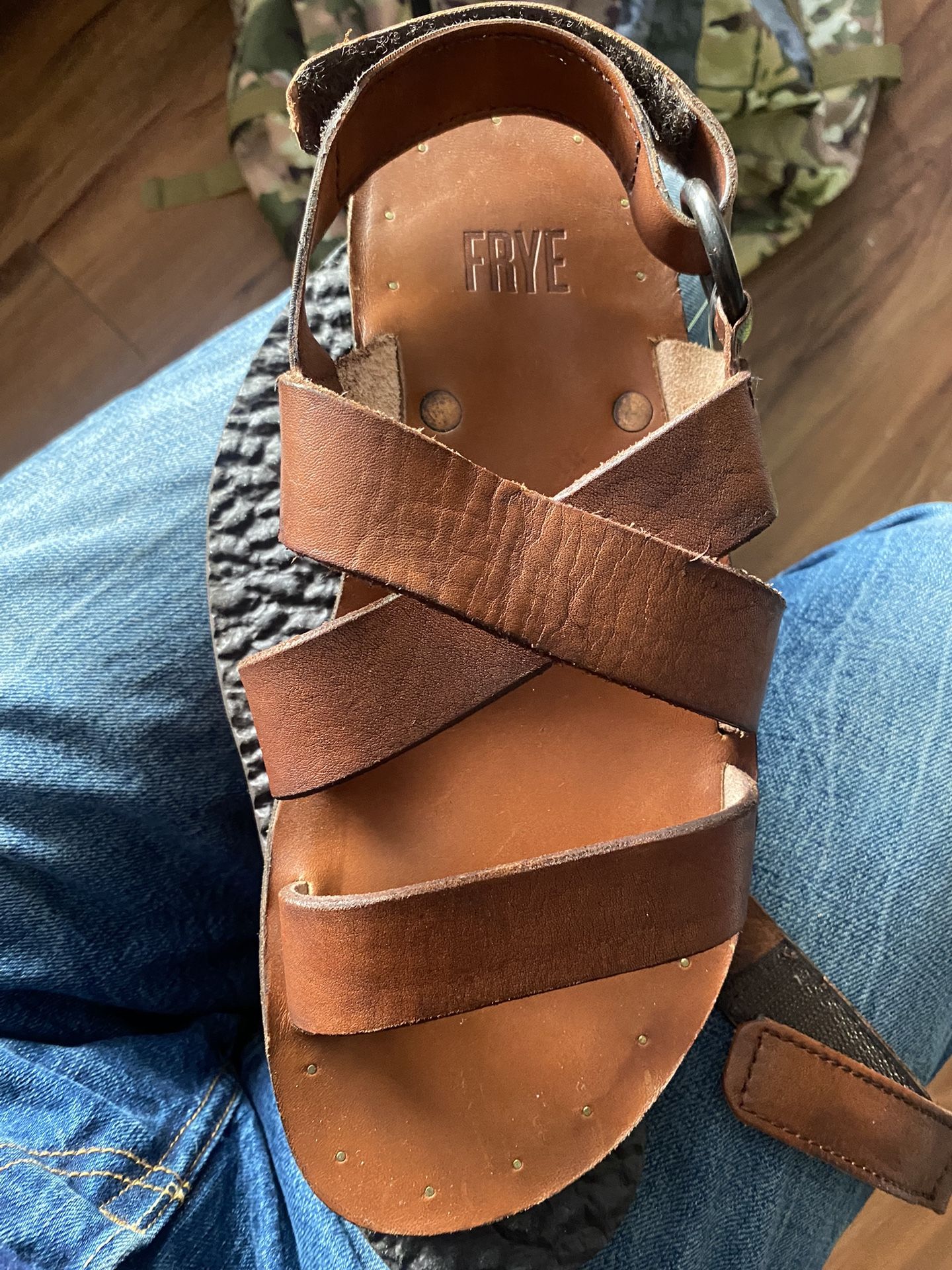 Frye Leather Sandals Men’s Size 8 NEW