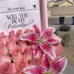 lily & roses bouquet🌸✨