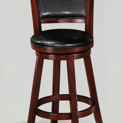 Cecil 29" Cherry Swivel Barstool, Set of 2 ASK, Table, Chair, Bench,  Recliner, Chair, Sleeper Sofa, Ottoman