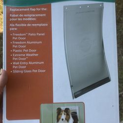 Replacement flap for dog door
