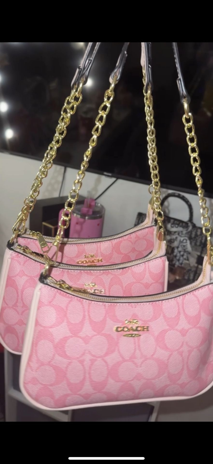 Pink Coach Bag