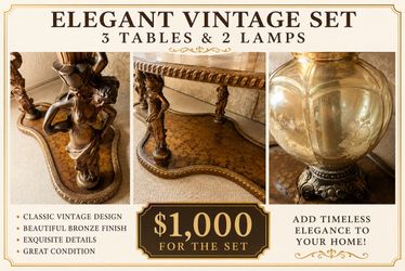 Vintage coffee tables