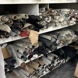 Blowout Sale! Leather, Cloth, And Vinyl Remnants!!!