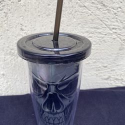 Halloween Skull Double Wall Tumbler 