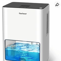 Gocheer 4000ml(135oz) Dehumidifiers for Home, 8000 Cubic Feet(800 Sq.ft) Dehumidifier for Bathroom with Auto-Off and 2 Working Modes Quiet 7-color LED