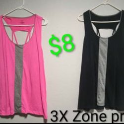 Lot Of Two Zone Pro Tank Top 3X