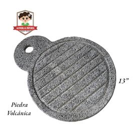 Comal De Piedra Volcánica Redondo