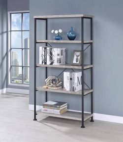 $199 Grey Driftwood Bookcase! Best Deal!