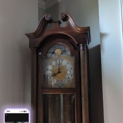 Grandfather clock. Family loom. $275. or best offer.