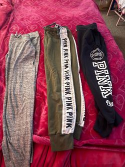 Pink sweatpants lot