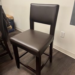 Faux Leather Barstools