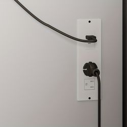 Modern Makeup Vanity Desk with Mirror & LED Lights, Large Glass Top Vanity Table with 7 Drawers & 3 Cabinets, Modern Dressing Table with Charging Stat