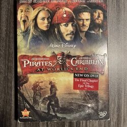 Johnny Depp in “Pirates of the Caribbean: At World’s End” on DVD (2007)