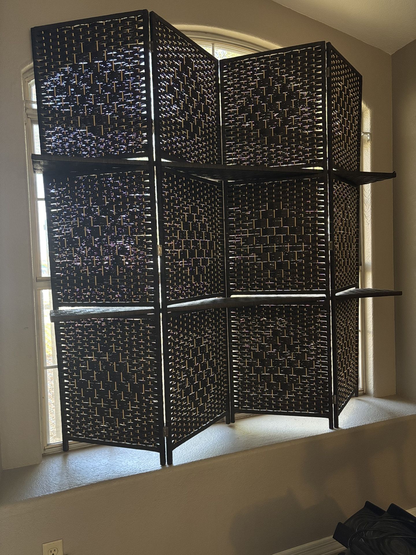 Room Divider With Shelves