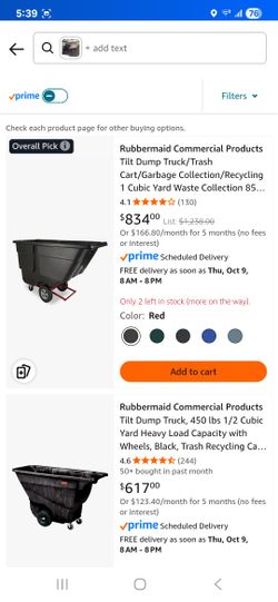 Cart Garbage