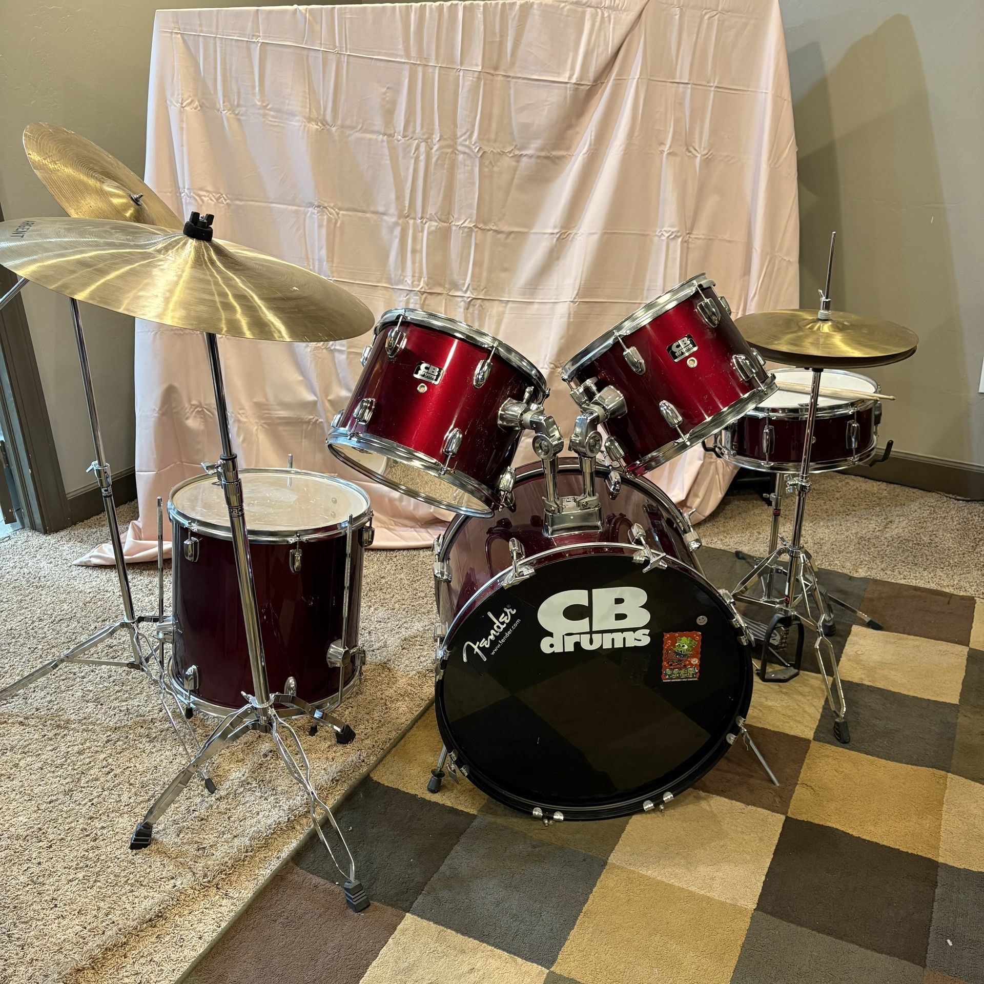 CB Drums SP Series Eight Piece Kit Red Used