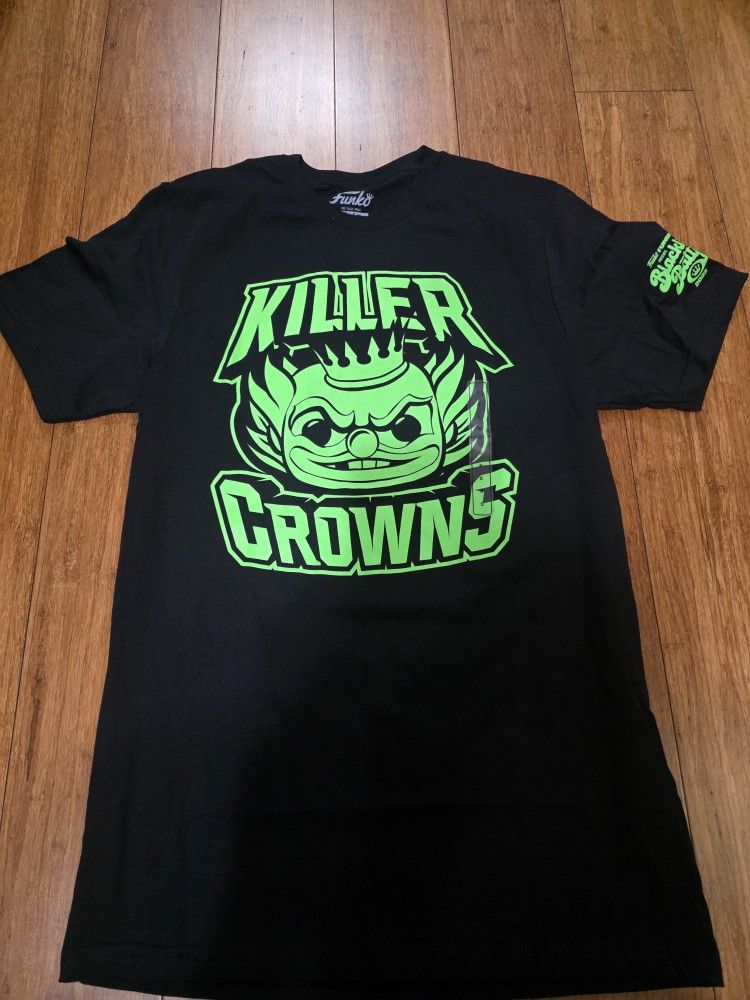 Funko Fundays 2022 Blacklight Battles Killer Crowns Pop T-Shirt Small S New