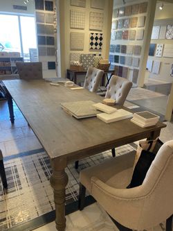 Large wood table - send an offer!
