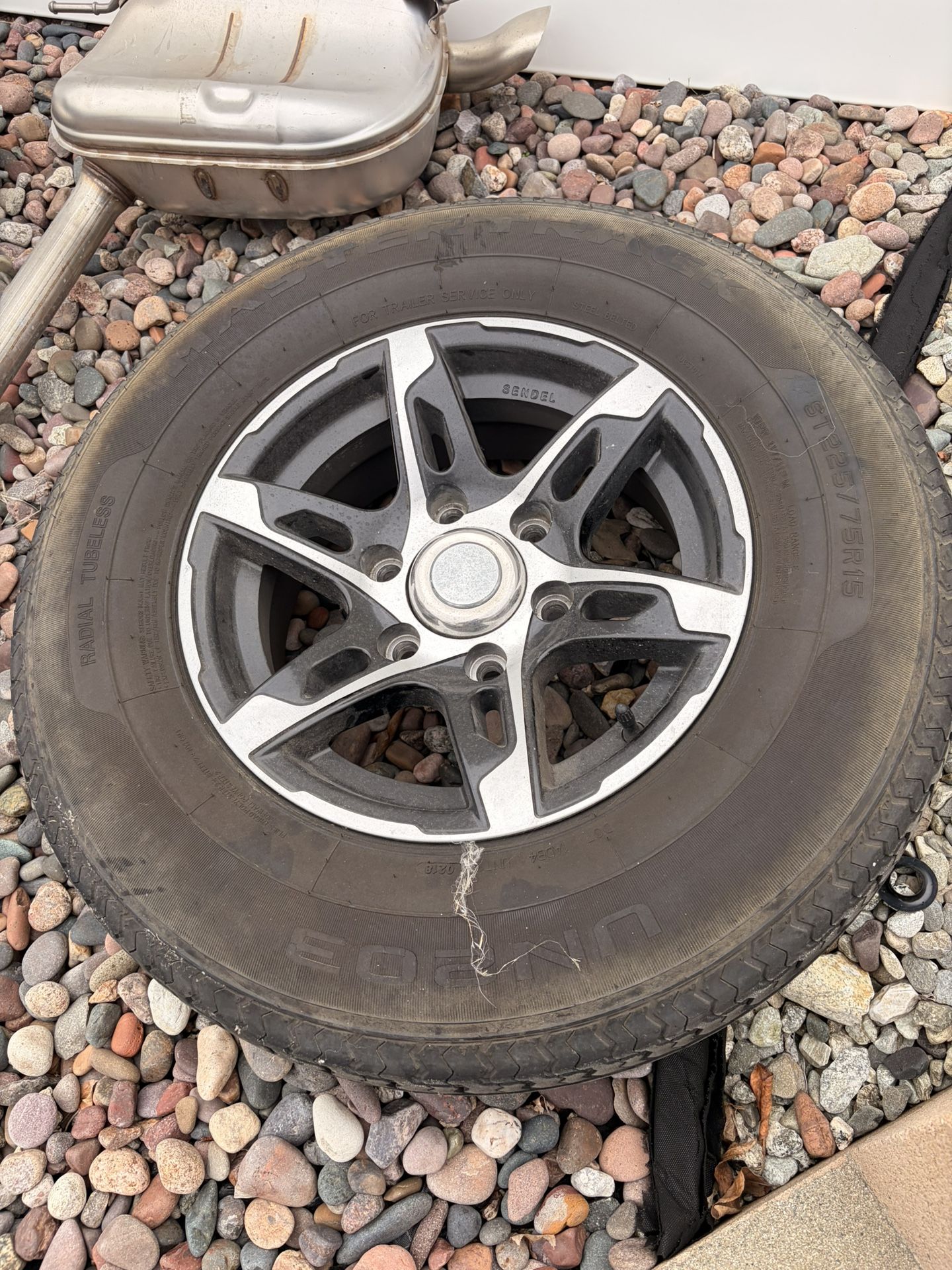 15x6 Sendel Trailer Wheels