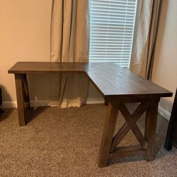 Desk With Filing Cabinet