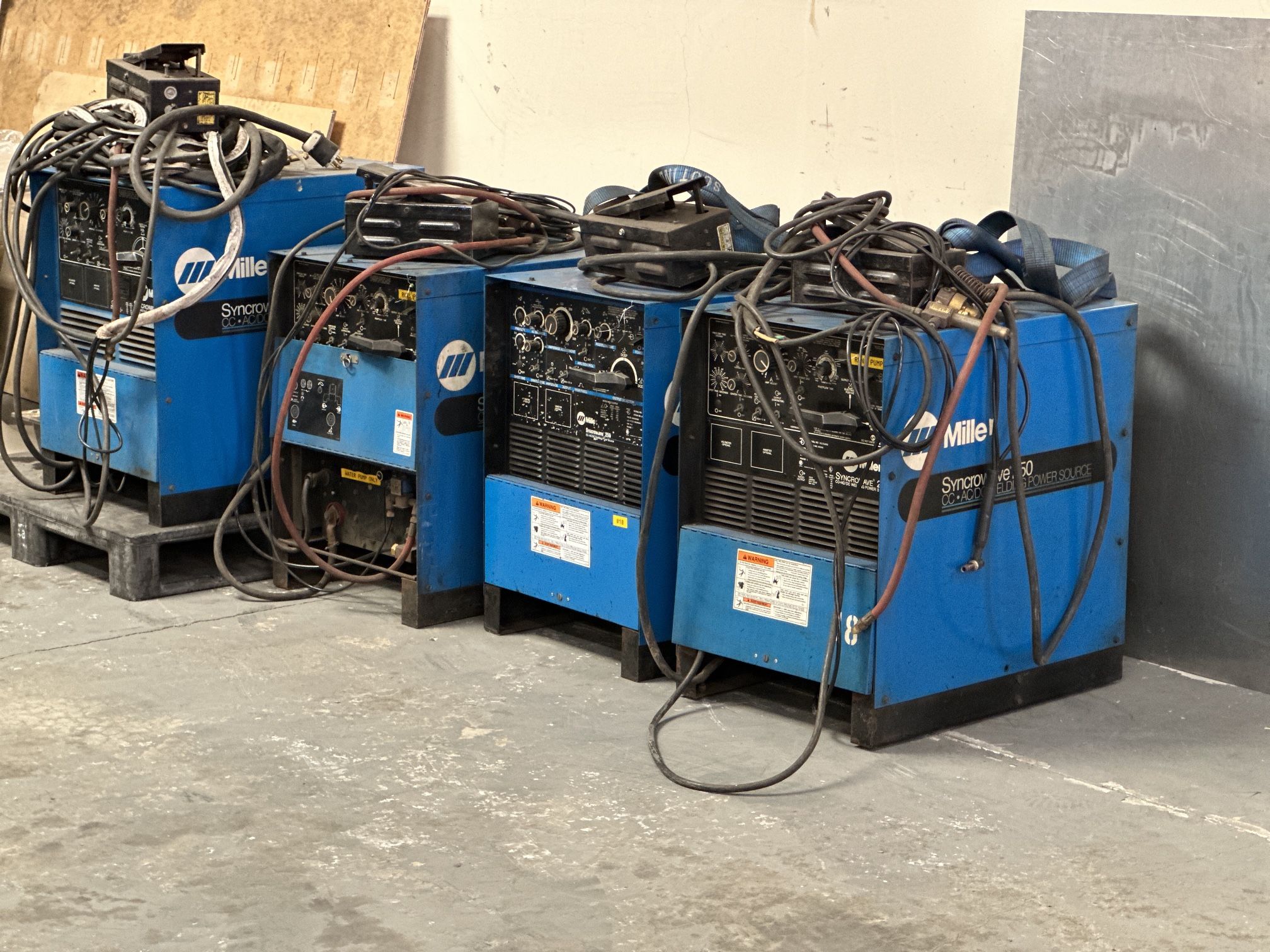 Miller Syncrowave 250 AC/DC Tig welding machines