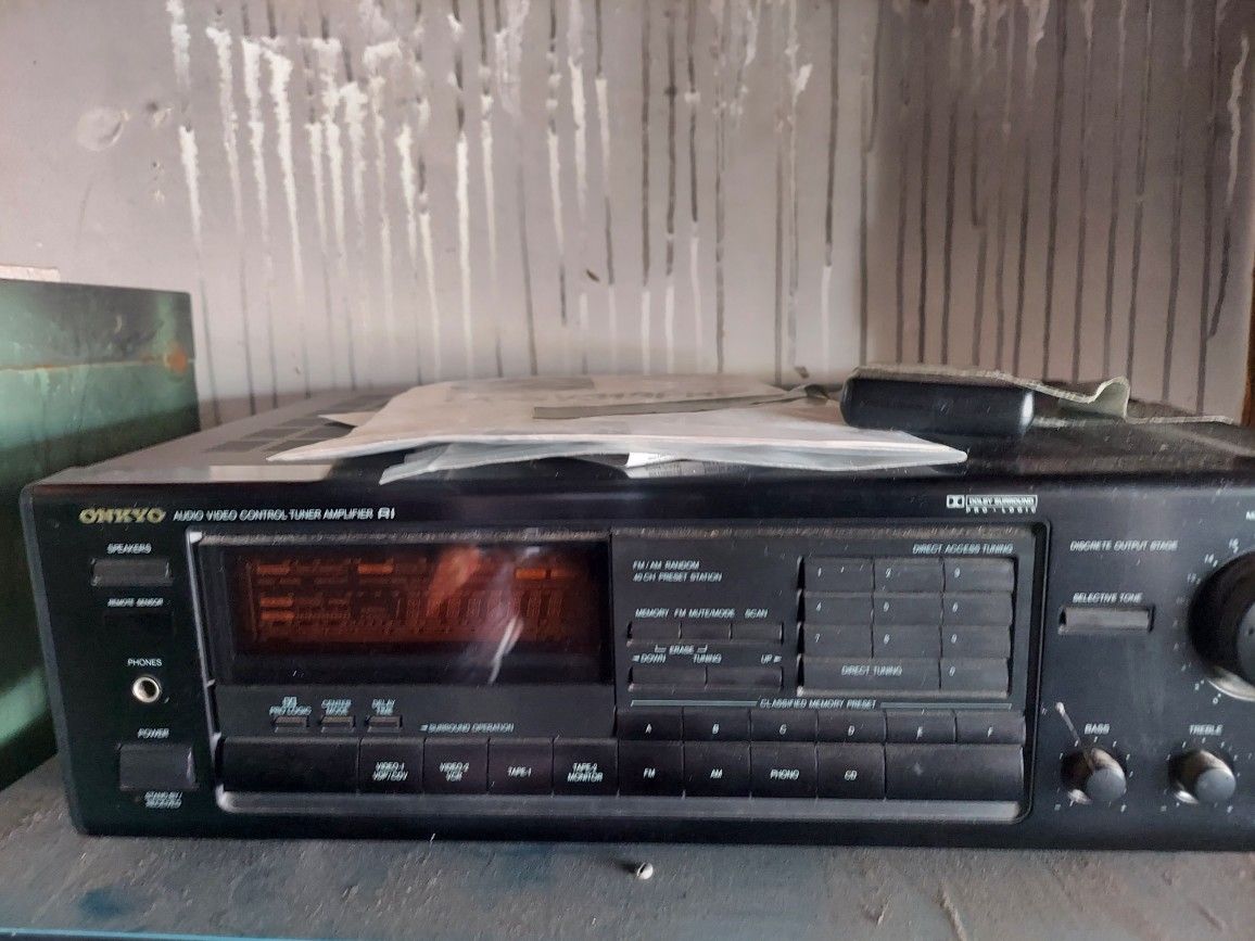 Onkyo Audio video control tuner amplifier