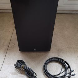 Yamaha YAS-70 Subwoofer + Connector And Composite Cables
