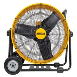 DEWALT 24" High-Velocity Drum Fan Floor Air Mover DXF2491