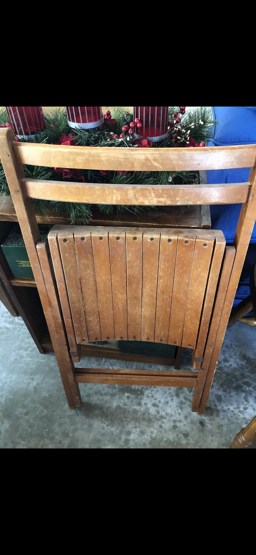 Antique Folding Chair-$30.00
