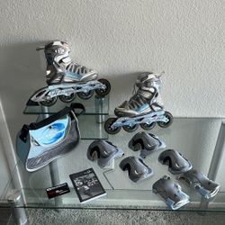 Rollerblade Women's 2013 Activa 90 Inline Skates, used- in great condition, comes with all original paperwork & set of knee, elbow & wrist pad