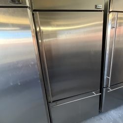 36” GE Monogram Built In Bottom Freezer Stainless Steel 