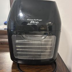 Power AirFryer Pro Oven (CM001) – Works Great, Accessories Included, Missing Handle