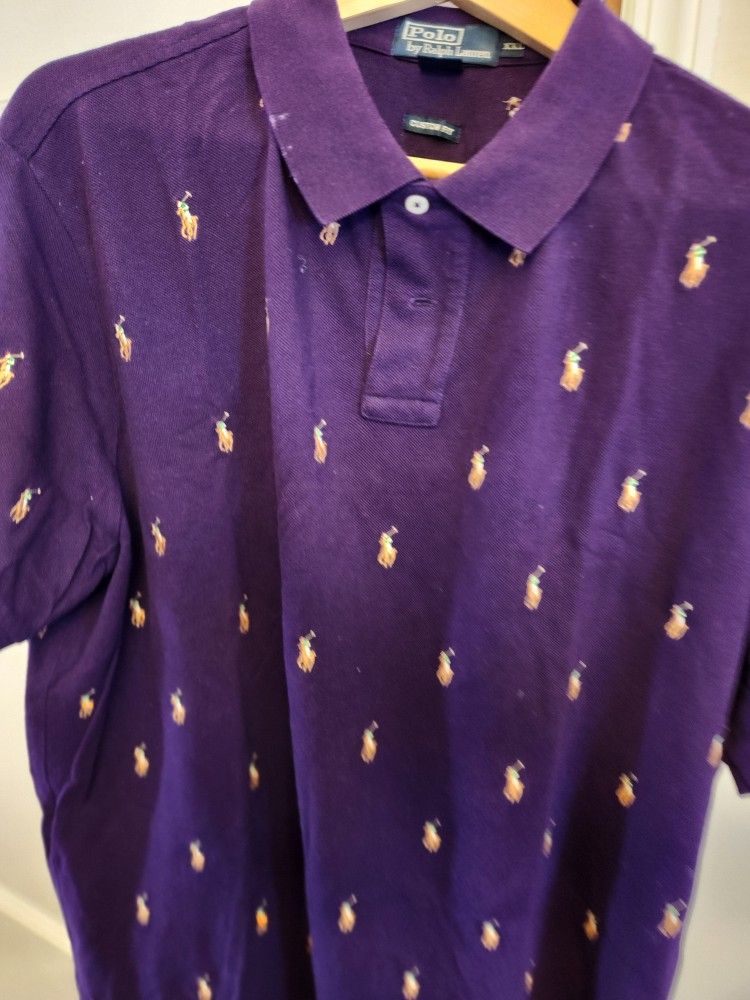 Polo Ralph Pony Print Shirt Design Custom Fit