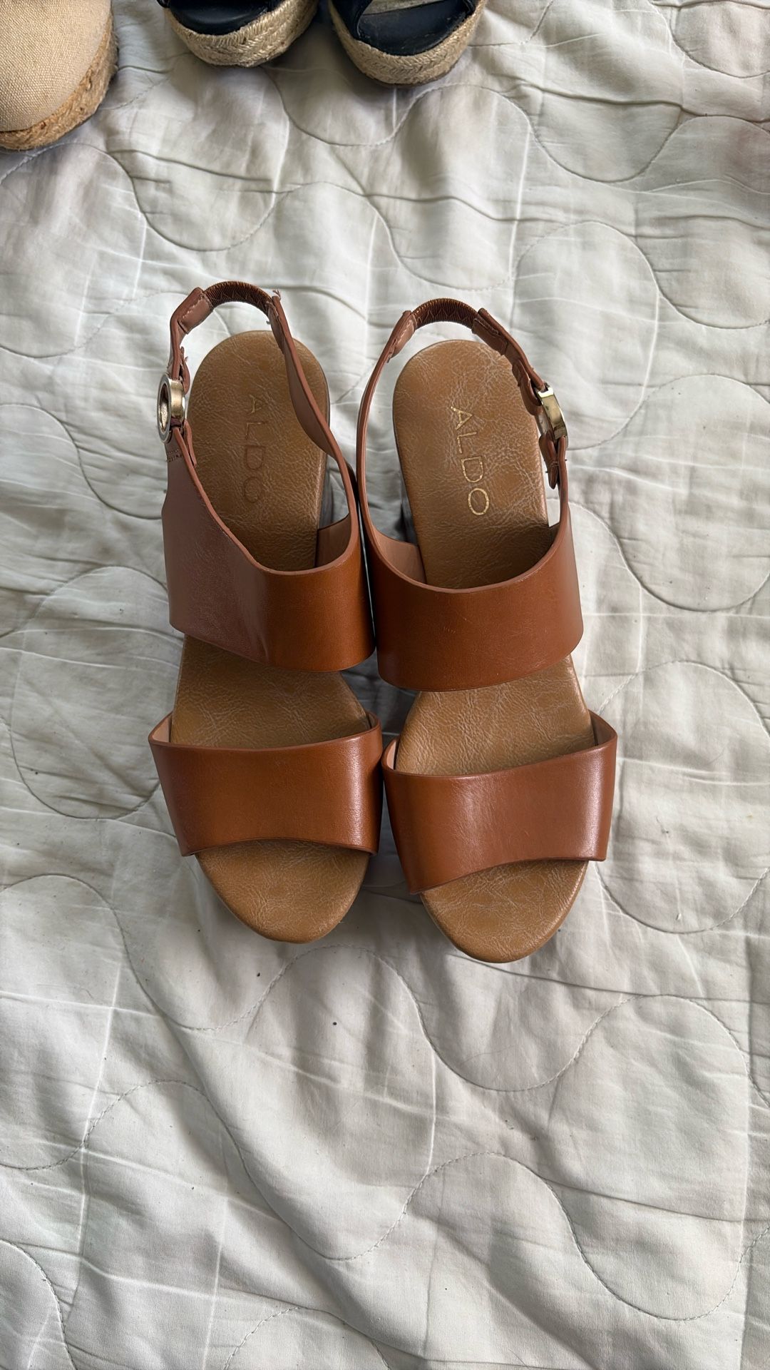 Tan ALDO Wedges