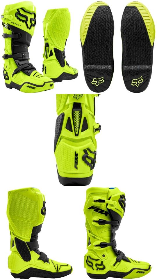 Fox Motocross Racing Snow Boots Size 11 NiB