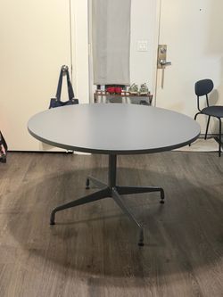 48” Round Dining Table Herman Miller Style