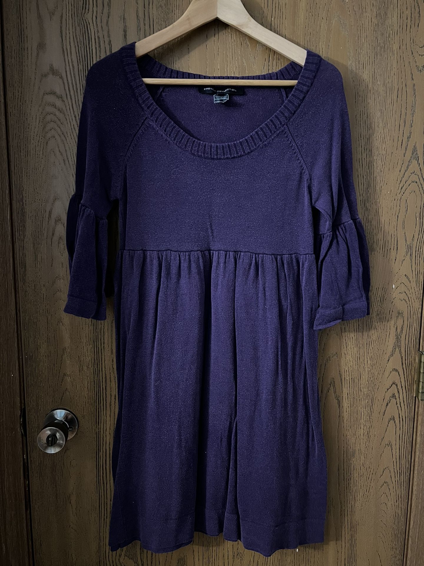 French Connection Purple Sweater Dress
