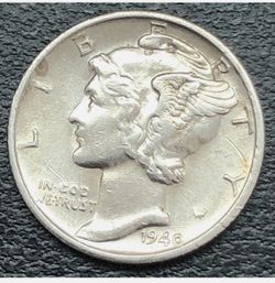 GEM uncirculated mercury dimes  1940s