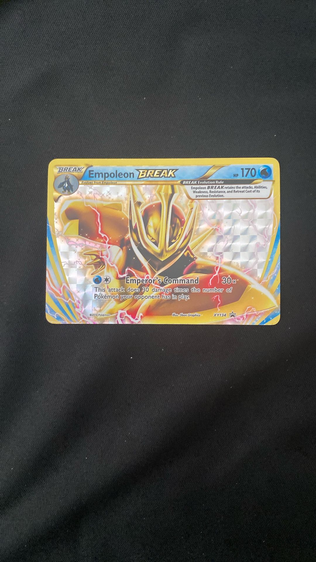Empoleon break black star promo nm