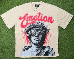 Emotion Graphic Beige T-Shirt