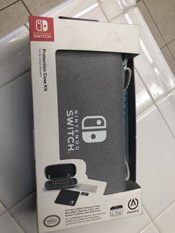 Nintendo Switch protection case kit.