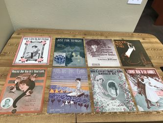 Antique Early 1900s Sheet Music
