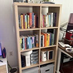 (2) IKEA Kallax bookshelves