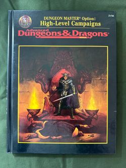 Vintage AD&D Dungeon Master Option: High-Level Campaigns Hardcover
