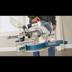 NEW Bosch 18V 12” Dual‑Bevel Glide Miter Saw (Bare Tool) – Factory Sealed!