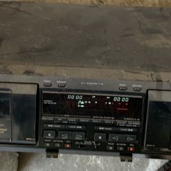 Duel cassette tape deck Sony TC-WE475