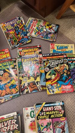 1970’s comic book collection. Over 100 or possibly more. A lot of Marvel and DC.