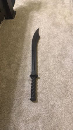 Wooden  sword dark black