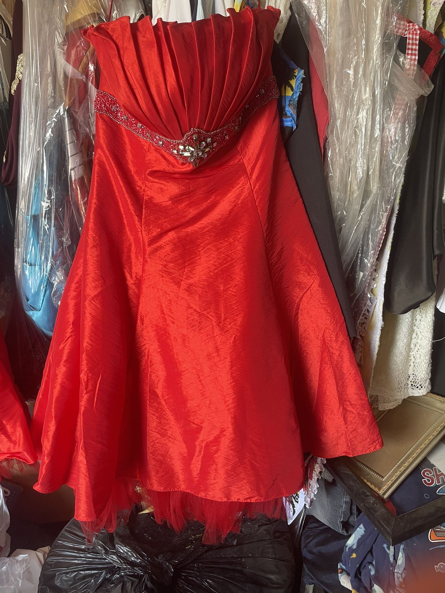 Red Home Coming/Wedding Party Dress lol